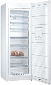 Bosch GSN58VWEV, Congelador de libre instalación Serie 4, 366 L, 5 cajones de congelación, 191 x 70 cm, Blanco
