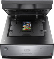 Epson Perfection V850, escáner fotográfico profesional, escáner para digitalizar fotos, documentos, diapositivas y negativos, escáner de cama plana de alta resolución, negro/plata