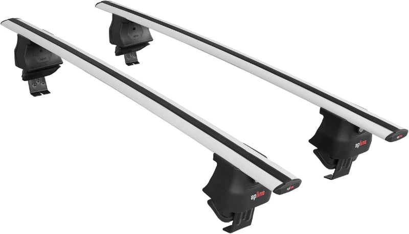 accessorypart Compatible con Peugeot 308 III (P5) 2021-2025 ACE-4 Barras de techo portaequipajes para coche gris aluminio 2 barras