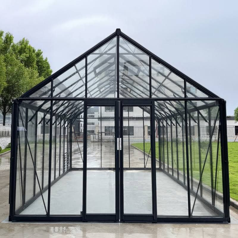 Invernadero de jardín Green Protect ROYALE de 20,05 m² en aluminio lacado