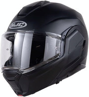 HJC, Casco de moto modular i100 UNI Semi Mate Negro, L