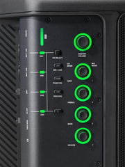 JBL EON ONE Compact - Sistema de PA personal todo en uno recargable, batería intercambiable, ligero y portátil, entradas múltiples, funciones de mezclador profesional - Negro