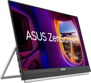 ASUS ZenScreen MB229CF – Monitor portátil de 22 pulgadas (21,5 visibles) FHD (1920 x 1080), IPS, 100 Hz, USB-C PD 60 W, altavoces, asa de transporte, soporte integrado, abrazadera en C