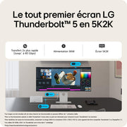 LG UltraWide™ 40U990A-W.AEU Monitor Ultra Ancho de 40" - Panel IPS con resolución WUHD (5120x2160), 5ms GtG 120Hz, DisplayHDR™600, DCI-P3 99% (CIE1976), FreeSync Premium