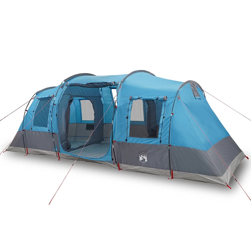 Tienda de campaña túnel para 4 personas impermeable azul 2025 V6491