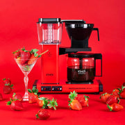 Moccamaster KBG Select, cafetera, cafetera retro, café de filtro, color blanco hueso, 1,25 L