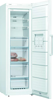 Congelador de libre instalación Bosch GSN58AWEV Serie 6 - 366 L - 5 cajones de congelación - 191 x 70 cm - Blanco
