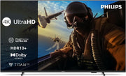 Smart TV LED 4K PHILIPS 50PUS7000 - Pantalla de 50 pulgadas con Pixel Precise Ultra HD, plataforma Titan OS y sonido Dolby Atmos - Compatible con los asistentes de voz Alexa y Google, 2025