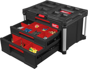 Contenido: 2 cajones + 1 cajón superior. Milwaukee