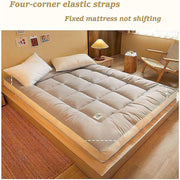 Colchón futón plegable grueso, colchón tatami japonés enrollable para camping, dormir en el suelo, juegos de niños, portátil, duradero y cómodo