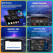 Autorradio Android para Renault Megane 3 Fluence Samsung SM3 (2008-2014) 9'' Android 14 Radio con Carplay, Bluetooth, Navegación GPS, WiFi, USB, SWC, FM (X8 8G+128G)