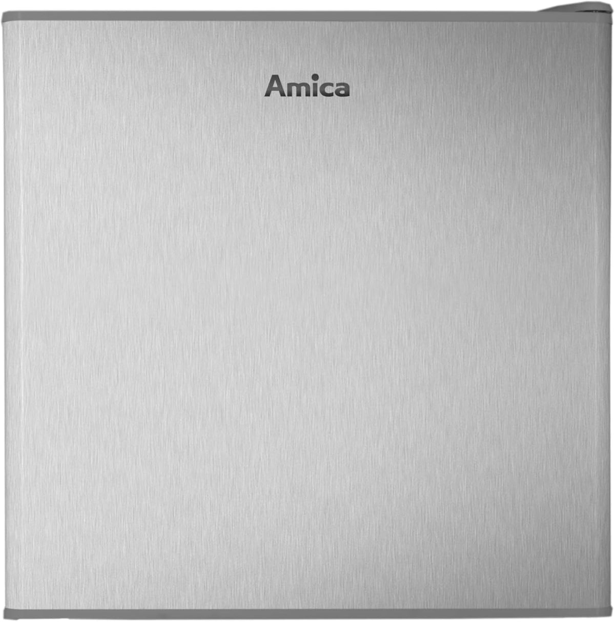Minicongelador independiente Amica 50x48x44,5 cm 32 L, compartimento congelador de 4 estrellas con cubitera, modelo AGB 3010 E - aspecto de acero inoxidable