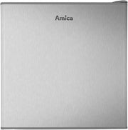 Minicongelador independiente Amica 50x48x44,5 cm 32 L, compartimento congelador de 4 estrellas con cubitera, modelo AGB 3010 E - aspecto de acero inoxidable