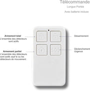Nuevo - Alarma para Autocaravana - WiFi - con Teleasistencia 24/7 - 1 Cámara de Vigilancia - 2 Sirenas de 125 dB - 5 Sensores de apertura - 1 Detector de movimiento - 2 Mandos