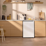 Congelador vertical Cecotec 97 L Bolero CoolMarket TF 97 White. Clase energética E, diseño compacto, puerta reversible, 3 cajones, dimensiones 55,1 x 57,5 x 83,5 cm, color blanco