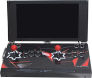 Consola de juegos arcade portátil 26800 en 1, pantalla HD de 17.5 pulgadas, para dos jugadores, 3D Box DX, máquina de videojuegos retro con funciones de buscar/ocultar/guardar/cargar/pausar juegos