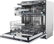 Haier I-PRO Shine SERIE 6 | XI 4A4M4PB / Lavavajillas totalmente integrable 60 cm / 14 cubiertos / función Wi-Fi / tercera bandeja / resultados de limpieza y secado mejorados
