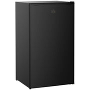 Mininevera con congelador HOMCOM de 3.2 pies cúbicos, refrigerador compacto de una puerta con termostato ajustable para dormitorio
