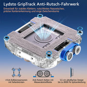 Robot limpiacristales Lydsto WL07 Max con función de pulverización, compacto, cuatro boquillas de agua ultrasónicas, limpieza de esquinas, limpiacristales eléctrico de 8000 Pa, depósito de 110 ml, 4 modos de limpieza (blanco)