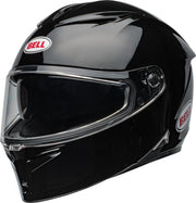 Casco de moto Bell Lithium Solid ECE, calota dinámica, visor solar integrado, forro EPS multidensidad, óptica de clase 1, tres tamaños de calota, pantalla Pinlock incluida. Color: negro, talla: S