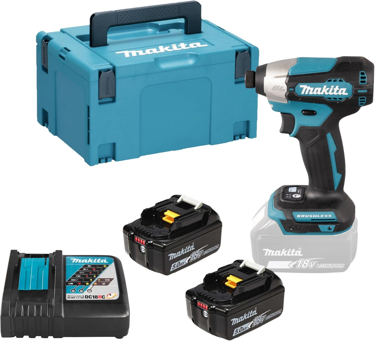 Atornillador de impacto 18V LXT 140Nm (2x5,0 Ah) en MAKPAC - DTD157RTJ