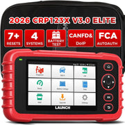 Escáner de diagnóstico OBD2 CRP123X V3.0 de 4 sistemas, diagnóstico EPB DPF aceite SAS BMS VIN, Android 7 de 5 pulgadas, 1996-2026