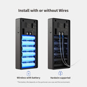 Timbre con vídeo Aqara 2K G410 con timbre, HomeKit Secure Video, Hub Matter integrado, Wi-Fi 2,4 GHz/5 GHz, Zigbee y Thread, 4:3, inalámbrico/cableado, compatible con Alexa, Google y Home Assistant, gris