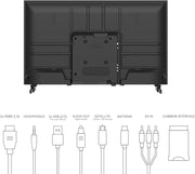 THOMSON 43 pulgadas (109 cm) LED Full HD Easy TV – No Smart – Modo Hotel, USB, HDMI, Triple sintonizador (Cable/Satélite/Antena), AV in, CI+, Panel A+ – 43FD2S13