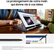 Samsung Galaxy Book4 360 Ordenador portátil 15.6'', Plataforma Intel Evo – Intel Core Ultra 7, 16GB RAM 512GB SSD Intel Graphics, Plata, teclado AZERTY FR