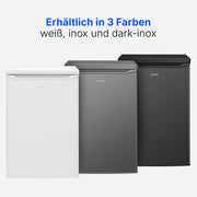 Refrigerador Bomann® sin congelador | Clase energética C | 85 cm | 5 años de garantía en el compresor | Refrigerador pequeño | 0-8 °C | silencioso 35 dB | 3 estantes | Refrigerador estándar 126 L | VS 7258 inox