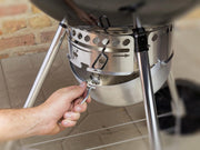 Barbacoa de carbón Weber Master-Touch, 56 cm, color marfil