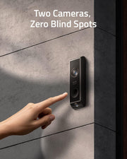 Timbre inalámbrico con video eufy Security S330 con 2 cámaras (a batería) con HomeBase, detección dual de movimiento y paquetes, 2K HD, sin tarifas mensuales, 16 GB de almacenamiento local