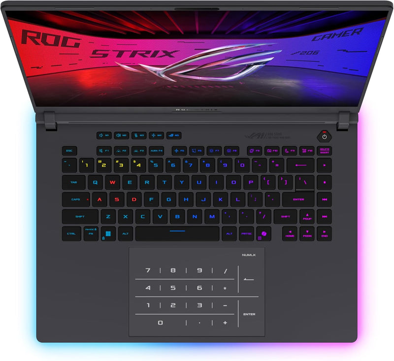 ASUS - ROG Strix G16 G615LW-RV190W 16 pulgadas FHD Plus 165Hz Laptop, procesador Intel Core Ultra 9 275HX, 32GB DDR5, 1TB SSD, NVIDIA GeForce RTX 5080 16GB, Windows 11 Home, teclado AZERTY