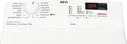 AEG Waschmaschine Toplader, Serie 6000 ProSense: Mengenautomatik, 6 kg, EEKL A, SoftOpening Trommeldeckelöffnung, Wasserschutzalarm, Wasserstoppschlauch, Inverter Motor, 1400 U/min, LTR6A41460