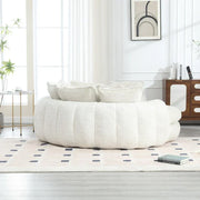 Cómodo sofá cama doble, sofá cama de gran tamaño con reposabrazos