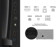 TCL 65V6C Televisor 65 Pulgadas 4K Smart TV LED, HDR, Google TV, Dolby Audio, Alexa y Google Assistant, Chromecast integrado, Motion Clarity