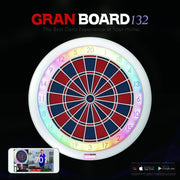 Diana inteligente GranBoard 132, tamaño de torneo de 13,2 pulgadas, conexión Bluetooth, diana electrónica