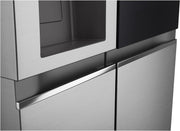 Frigorífico Side by Side LG GSGV81PYLL, Clase E, 635 L, Instaview, frigorífico con congelador, dispensador de hielo, hielo picado y agua, Total NoFrost, compresor Smart Inverter, Wi-Fi