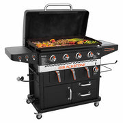 Plancha Blackstone Patio 36 Cabinet con freidora de aire y kit de herramientas de lujo