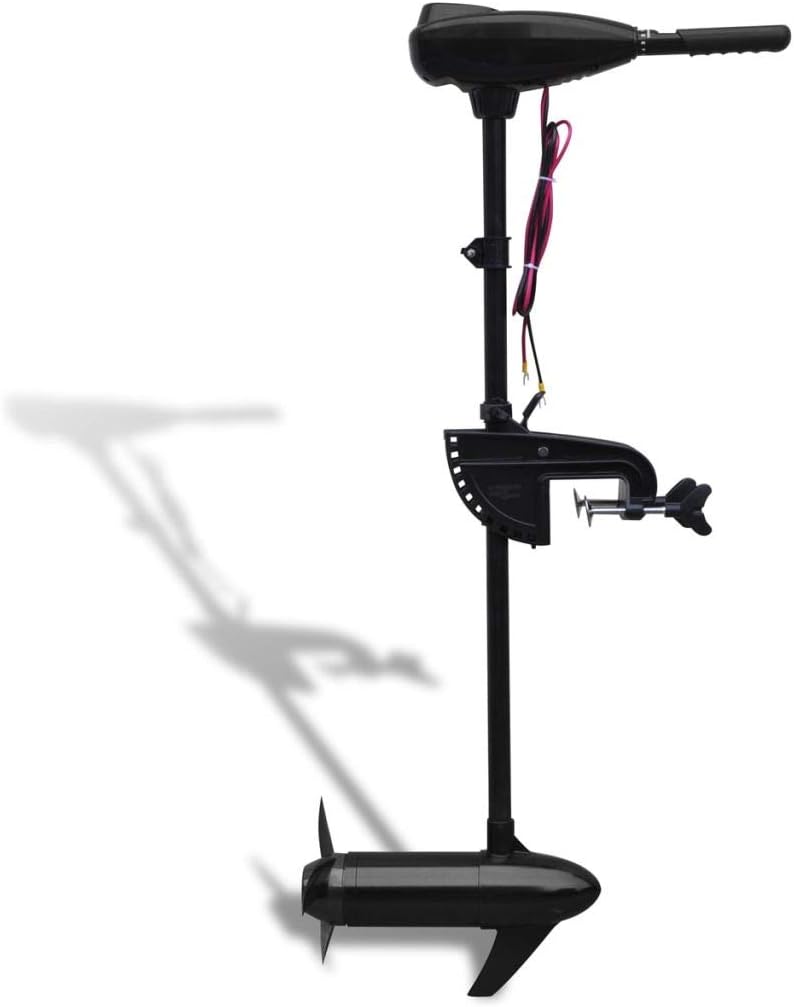 yorten Motor eléctrico para embarcación, 8 velocidades diferentes, mango ajustable P25 55 lbs 91,4 cm