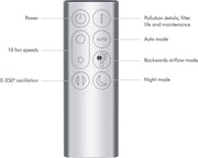 Dyson – Purificador de aire inteligente y ventilador Purifier Cool, blanco/plateado - TP07