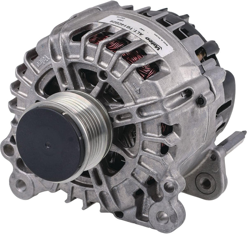 VALEO-439664-Alternador-Corriente de carga del alternador [Amp] : 150 - Número de estrías : 6 - Diámetro de la polea [mm] : 57 - Voltaje [V] : 14 - Sentido de giro : SENTIDO HORARIO