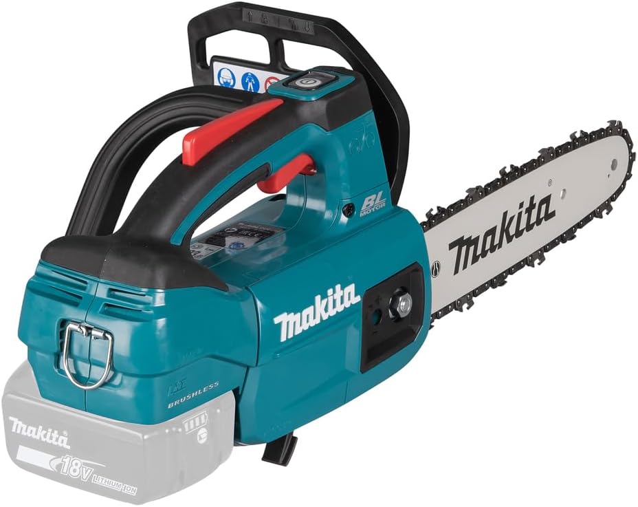 Motosierra de batería sin escobillas DUC 254 Z 18 V, 25 cm, solo herramienta - sin batería ni cargador, azul, plata