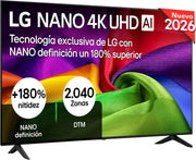 LG 65UA73006LA - TV 65", UHD 4K, WebOS 25, IA definitiva, HDR10 Pro, Superescalado, Dolby Digital Plus, Google Assistant, Negro
