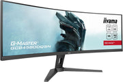 MONITOR IIYAMA 44,5" G-Master Red Eagle, curvo 5K, 5120x1440 @165Hz, 0.8ms, 450cd/m², 3000:1, Altavoces, DP/HDMI/USB-C, HUB USB, VESA, KVM, Docking USB-C, ajustable en altura, i-Style Colour