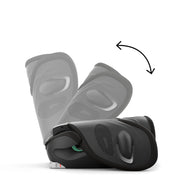 CYBEX Gold Silla de coche infantil Solution G i-Fix, para coches con y sin ISOFIX, desde aprox. 3 hasta 12 años (100 - 150 cm), desde aprox. 15 hasta 50 kg, Lava Grey