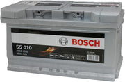 Batería de coche Bosch S5 010 85 A/h - 800 A - Batería de 12 V, plomo-ácido para vehículos sin sistema Start/Stop y con alta demanda energética, (-) (+), 315 x 175 x 175 mm