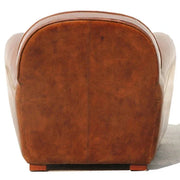 Pasargad Home Sillón Club París de Cuero Genuino, Marrón