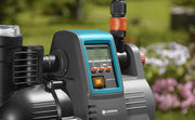 Gardena Comfort Hauswasserautomat 5000/5E LCD: bomba de agua doméstica con pantalla LC, ahorro de energía, caudal de 5000 l/h, motor de 1300 W con interruptor térmico de seguridad, protección contra funcionamiento en seco (1759-20)