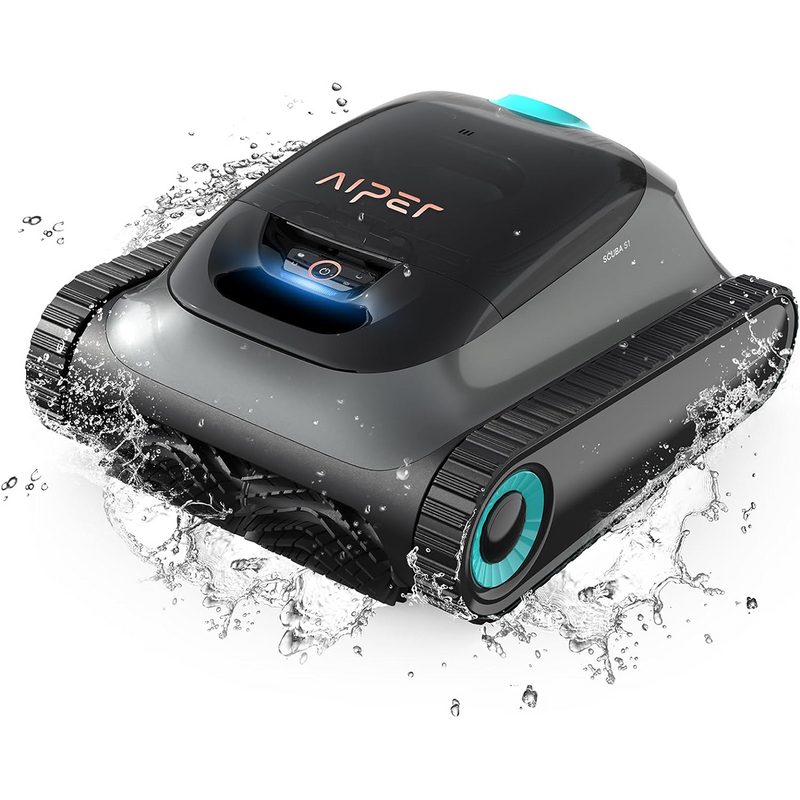 AIPER Scuba S1 Robot limpiafondos inalámbrico para suelos y paredes de piscinas, línea de flotación, 4 modos, 150 min de autonomía, sube paredes, navegación inteligente 2.0, ideal para piscinas enterradas de hasta 150 m²